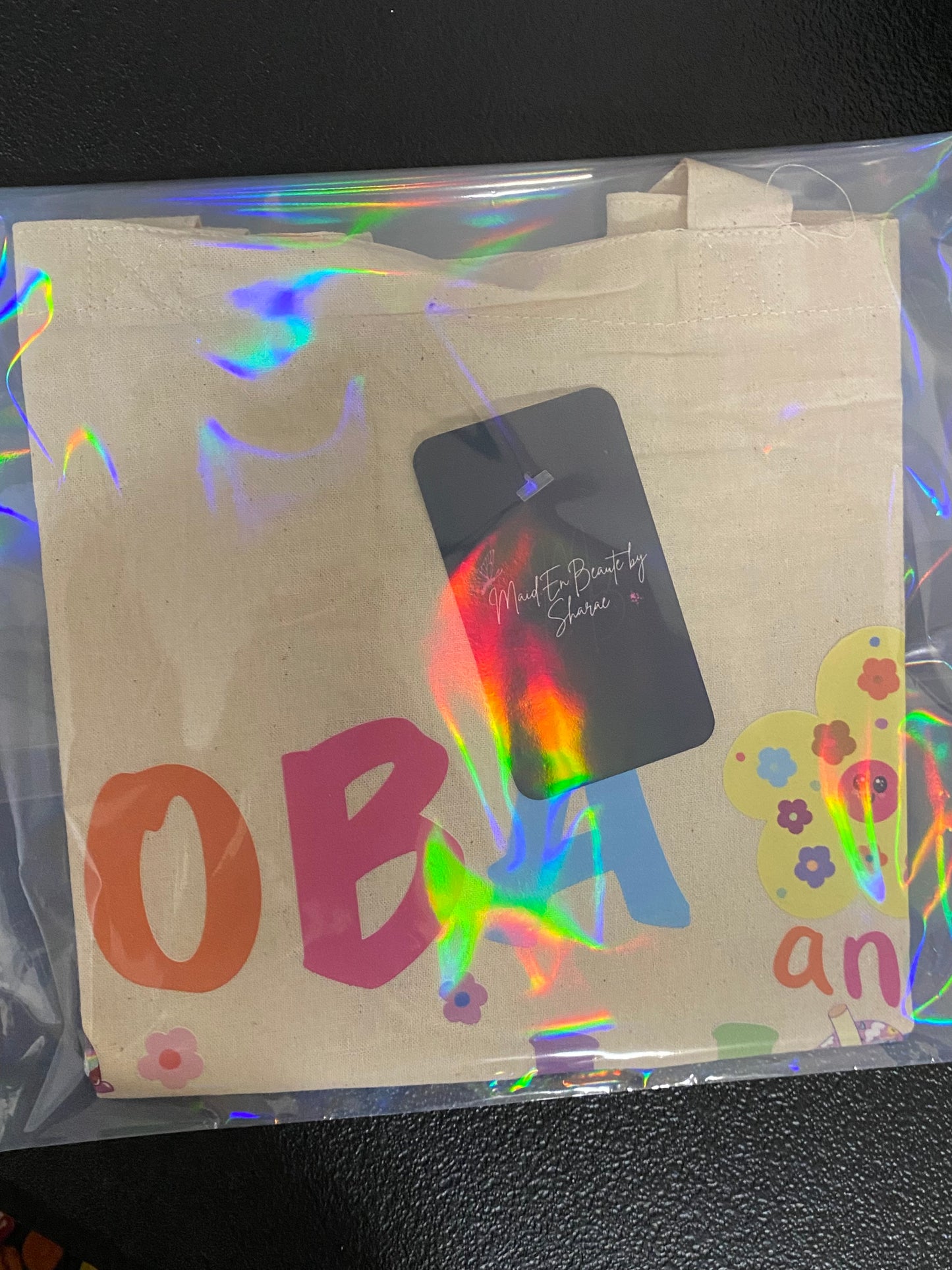 Boba and chill totebag