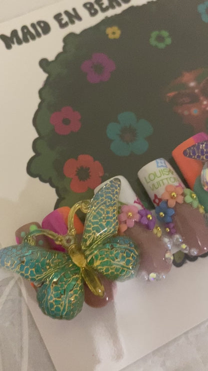 Butterflies & flowers